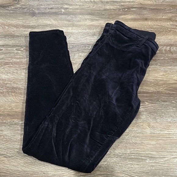 J Brand Women’s Skinny Dark Purple Velvet Jeans - Size 29 - Picture 1 of 6